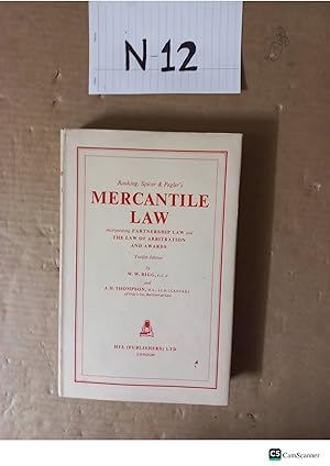 Mercantile Law 12th Ed By Thompson And Bigg