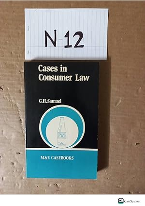 Cases In Consumer Law By H. Samuel