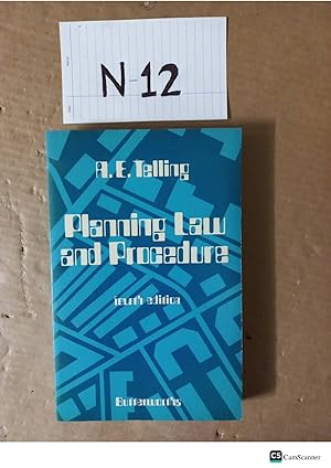 Planning Law And Procedure 4th Ed By E. Telling