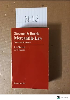 Mercantile Law 17th Ed By Macleod And Hudson