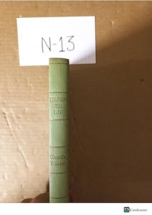 Learning The Law By Glanville Williams