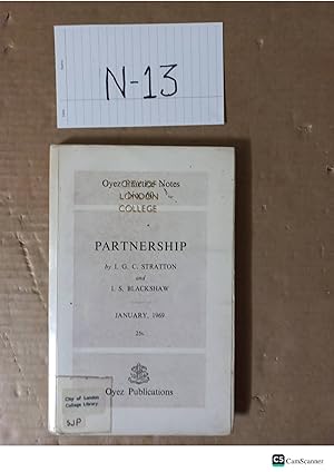 Partnership By I. S. Blackshaw And G. C. Startton