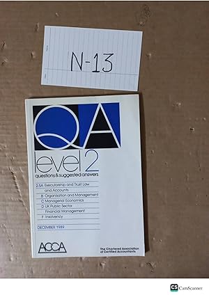 Q A Level 2 Questions And Suggested Answers December 1989