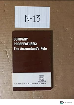 Company Prospectus The Accountant's Role