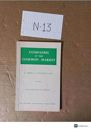 Companies In The Common Market By Robert Pennington
