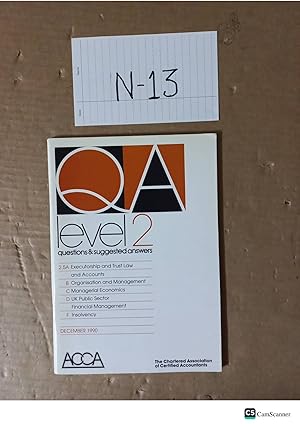 Q A Level 2 Questions And Suggested Answers December 1990