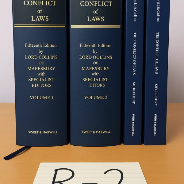 Dicey, Morris & Collins: The Conflict of Law 15th ed