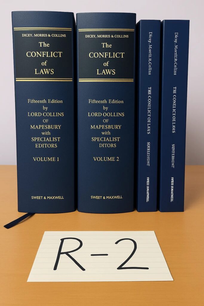 Dicey, Morris & Collins: The Conflict of Law 15th ed