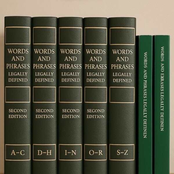 Words and Phrases Legally Defined