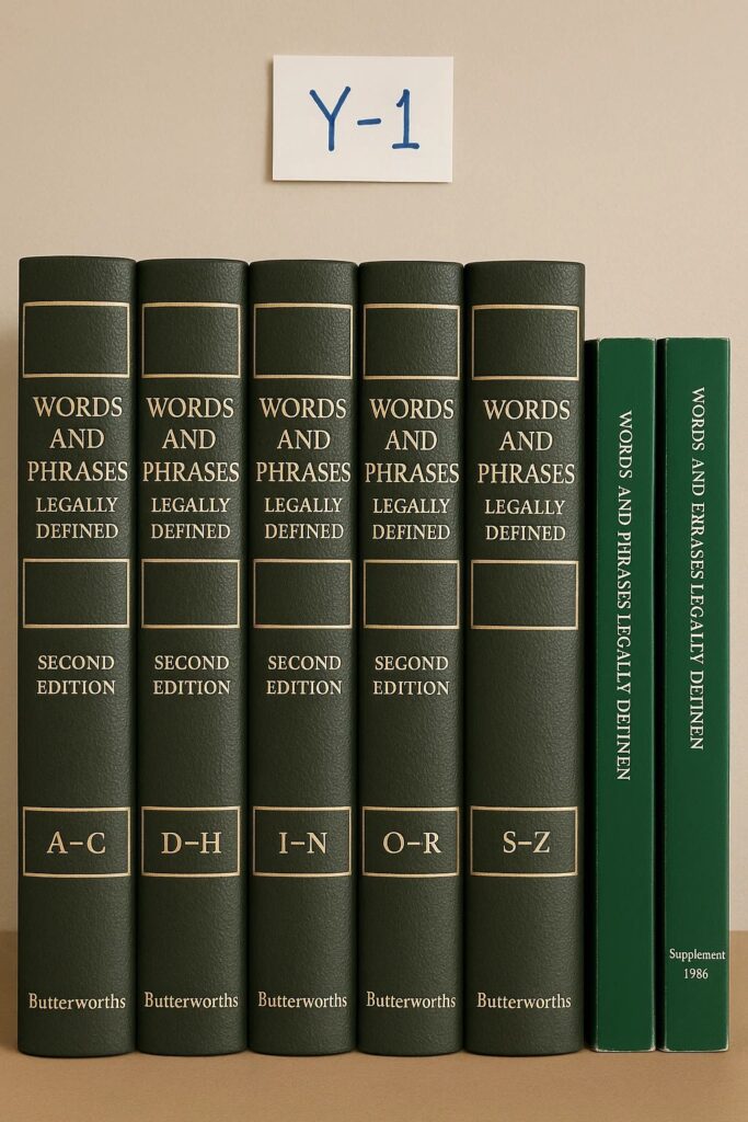 Words and Phrases Legally Defined