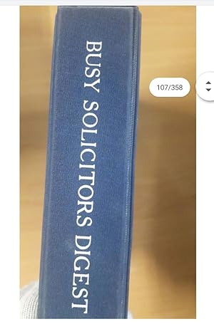 BUSY SOLICITORS DIGEST