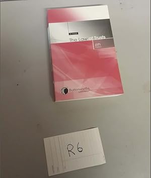 The Law of Trust 6th edition by JG Riddall