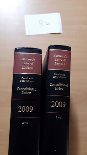 Halsbury's Laws of England 2009 fourth and fifth edition