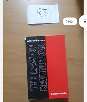 The Law of Restitution by Andrew Burrows