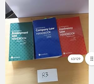 Employment Law Handbook Twenty-fourt Edition Company Law Handbook Thirtieth Edition Insolvency Law Handbook Eighteenth Edition