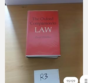 The Oxford Companion to Law by David M Walker