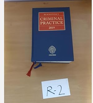 Blackstone's Criminal Practice 2019