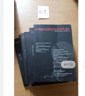 INTERNATIONAL AFFAIRS BY : Geraint Hughes,Michelle Bentley and Thomas Waldman Volume 90 Number 5 September 2014, Volume 91 Number 5 September 2015, Volume 91 Number 2 March 2015, Volume 92 Number 4 July 2016, Volume 92 Number 5 September 2016, Volume 93 Number 6 September 2017, Volume 93 Number 2 November 2017,