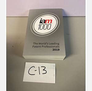 IAm 1000. THE WORLD'S LEADING PATENT PROFESSIONALS Edition 2019