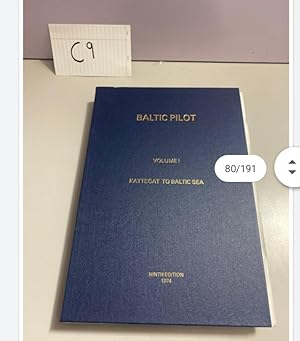 BALTIC PILOT Volume 1 9th Edition 1974