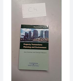 Property Transactions : planning and environment by Soloman and Messent