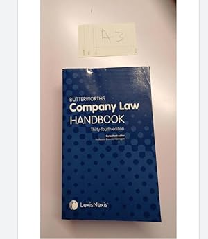 Company Law Handbook 2020 Thirty-Fourth Edition Edited by Hannigan