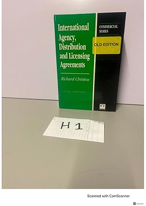 INTERNATIONAL AGENCY, DISTRIBUTION AND LICENSING AGREEMENTS By Christon