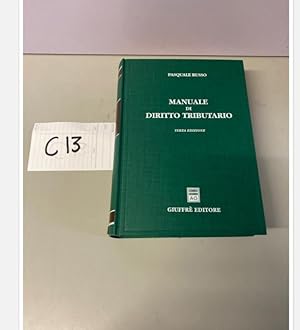 MANUALE Di DIRITTI TRIBUTARIO Terza Edizione by Pasquale Russo