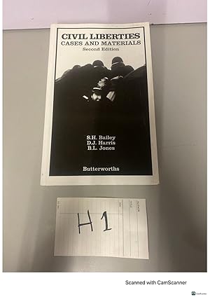 CIVIL LIBERTIES CASES AND MATERIALS 2nd Edition By Bailey, Harris