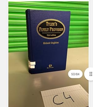 Tyler's Family Provision third edition by Richard Oughton