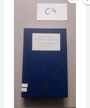 The European Contracts Convention by R Plender