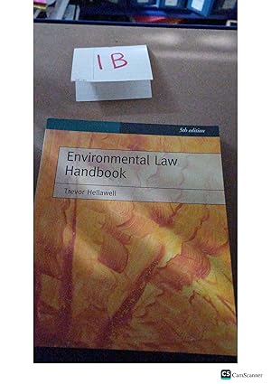 Environmental Law Handbook Trevor Hellawell