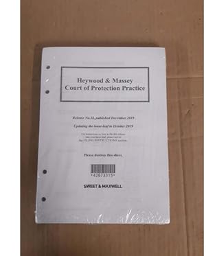 Heywood & Massey Court of Protection Practice 2019