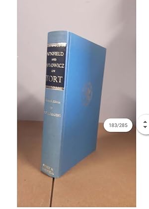 WINFIELD AND JOLOWICZ ON TORT ELEVENTH EDITION BY W. V. H. ROGERS, MA