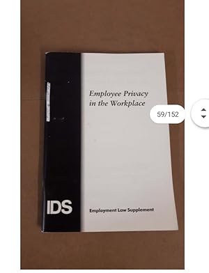 IDS Employee Privacy in the Work Place 6th supplement updated till 2001