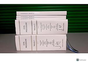 CIVIL PROCEDURE Volume 1 & 2 and Supplement books 2012 Includes CPR Parts 58-63 Court Guides Editor-in-Chief Jackson General Editors Scott Whitaker Senior Editorial Board Hamblen Hill Hurst Madge and a team of expert contributors ??