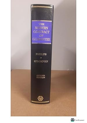 THE MODERN CONTRACT OF GUARANTEE PHILLIPS O'DONOVAN SECOND EDITION