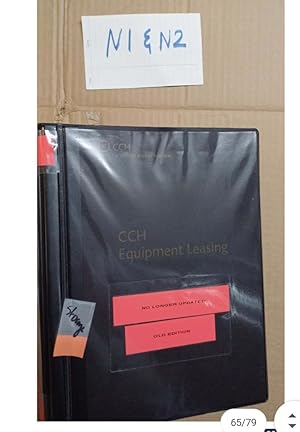 CCH EQUIPMENT LEASING looseleaf Authors Zigurds Kronbergs and George Tonks