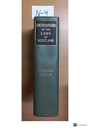 Encyclopedia of the Laws of Scotland supplement Volumes 1-9