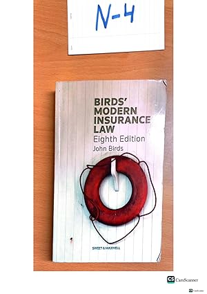 Modern Insurance Law Eighth Edition by John Bird