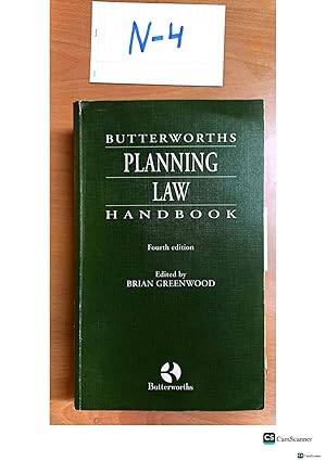 Butterworth's Planning Law Handbook Fourth Edition by Brian Greenwood