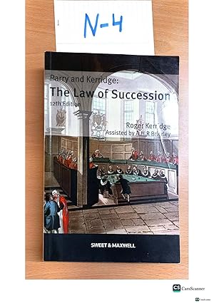The Law of Succession 12th edition by Roger Kerridge