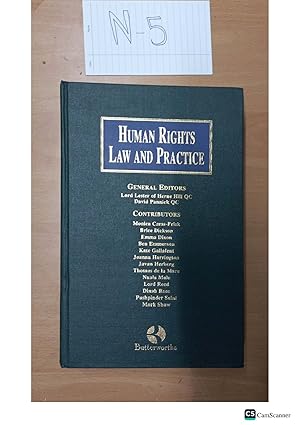 HUMAN RIGHTS LAW AND PRACTICE GENERAL EDITORS Lord Lester of Herne Hill QC David Pannick QC