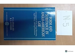 FORM AND SUBSTANCE IN ANGLO-AMERICAN LAW