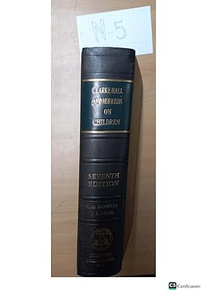 CLARKE HALL AND MORRISON ON CHILDREN SEVENTH EDITION