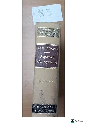 RUOFF & ROPER Registered Conveyancing FOURTH EDITION