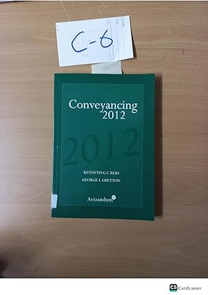 Conveyancing 2012 by Gretton