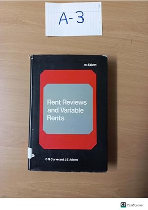 Rent Reviews and Variable Rents 1st Edition by Adams