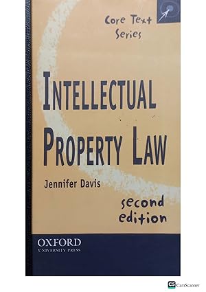 Intellectual Property Law 2nd edition by Jennifer Davis