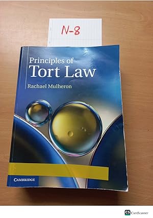 Principles of Tort Law By Rachael Mulheron